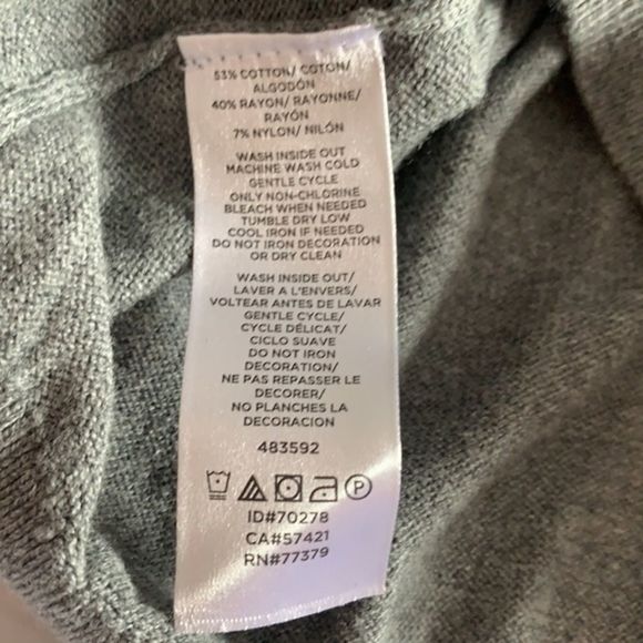 Ann Taylor Gray Jeweled Sweater - Picture 7 of 7